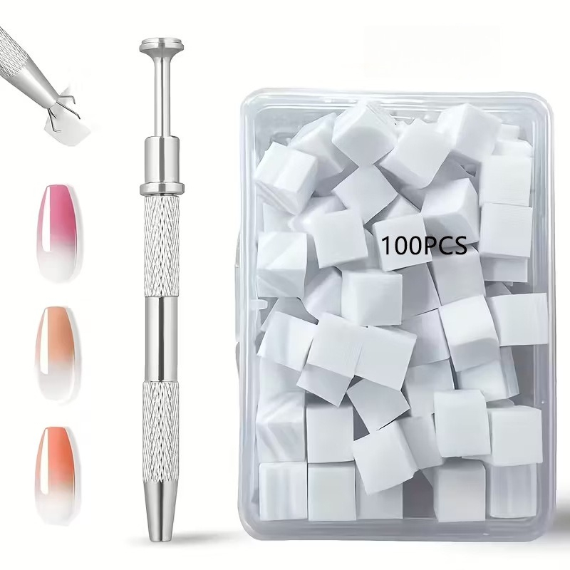 Nail Art Ombre - Mini Nail Sponge Puff & Nail