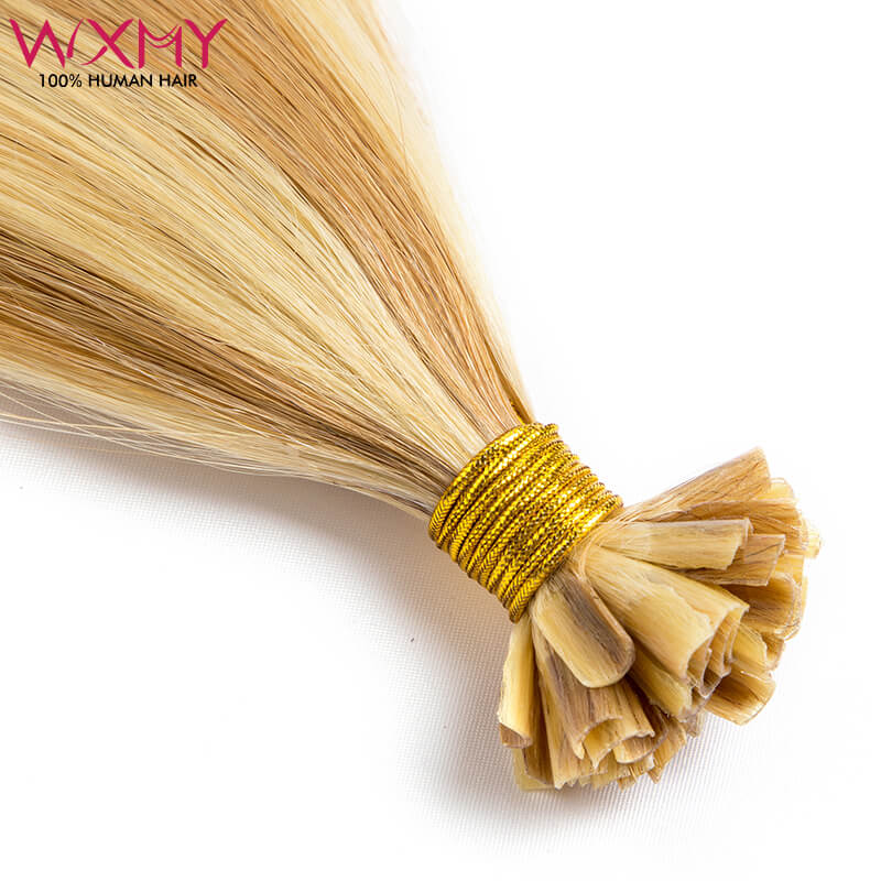 Nail Art Ombre - Woman Hair Extensions Keratin U Tip