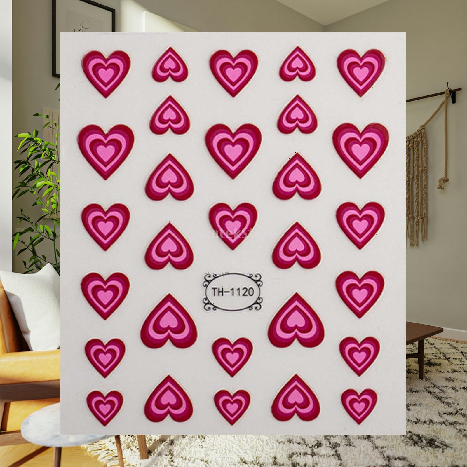 Valentines Day 3D Heart Nail A - Nail Art Valentines Day review and price