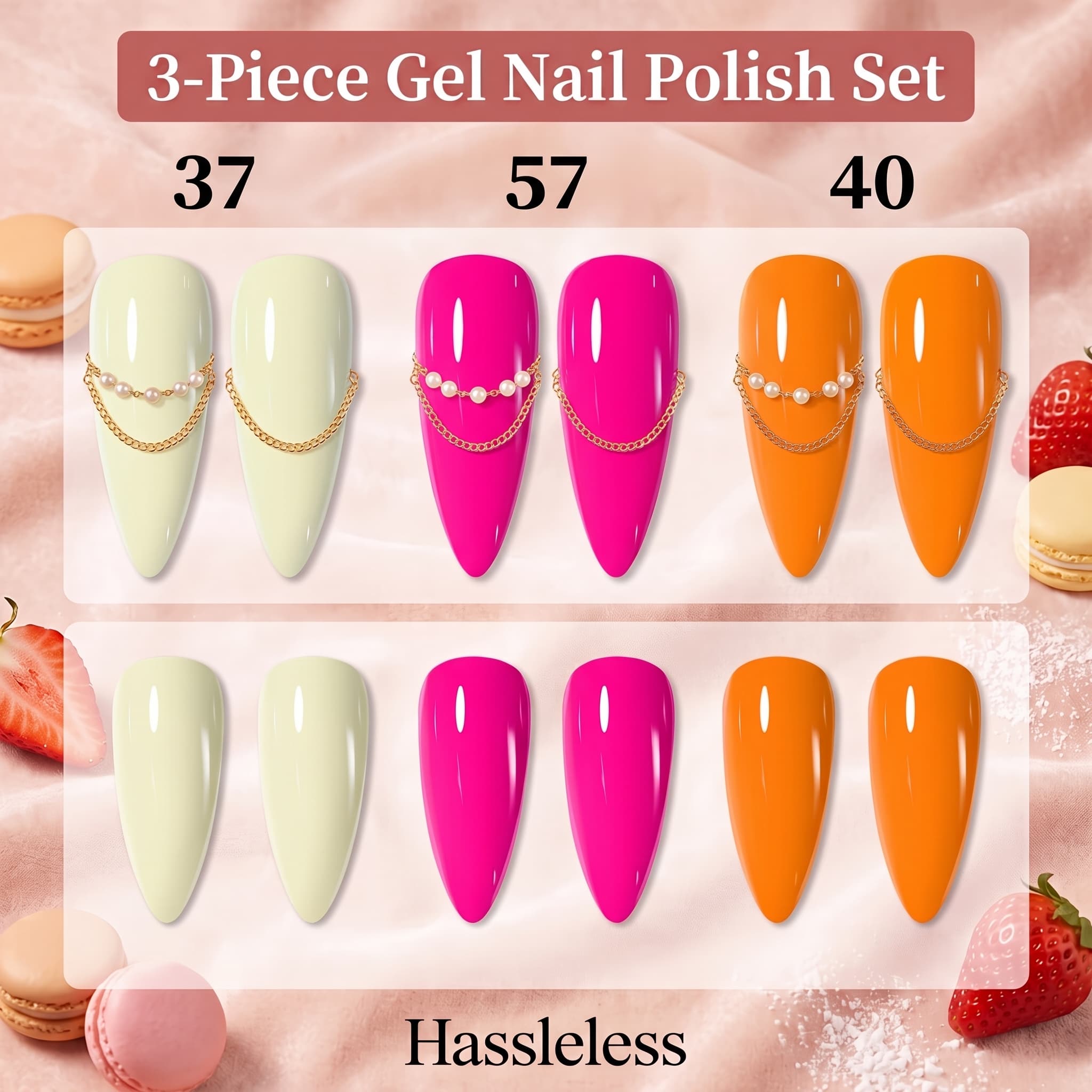 Hassleless Nail Polish Gel 3-P - Nail Art Orange review and price