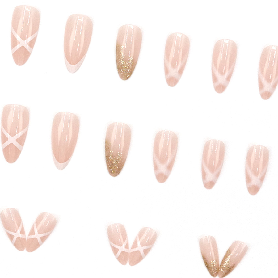 Medium fake nails for women Nu - Nail Art Press On review and price