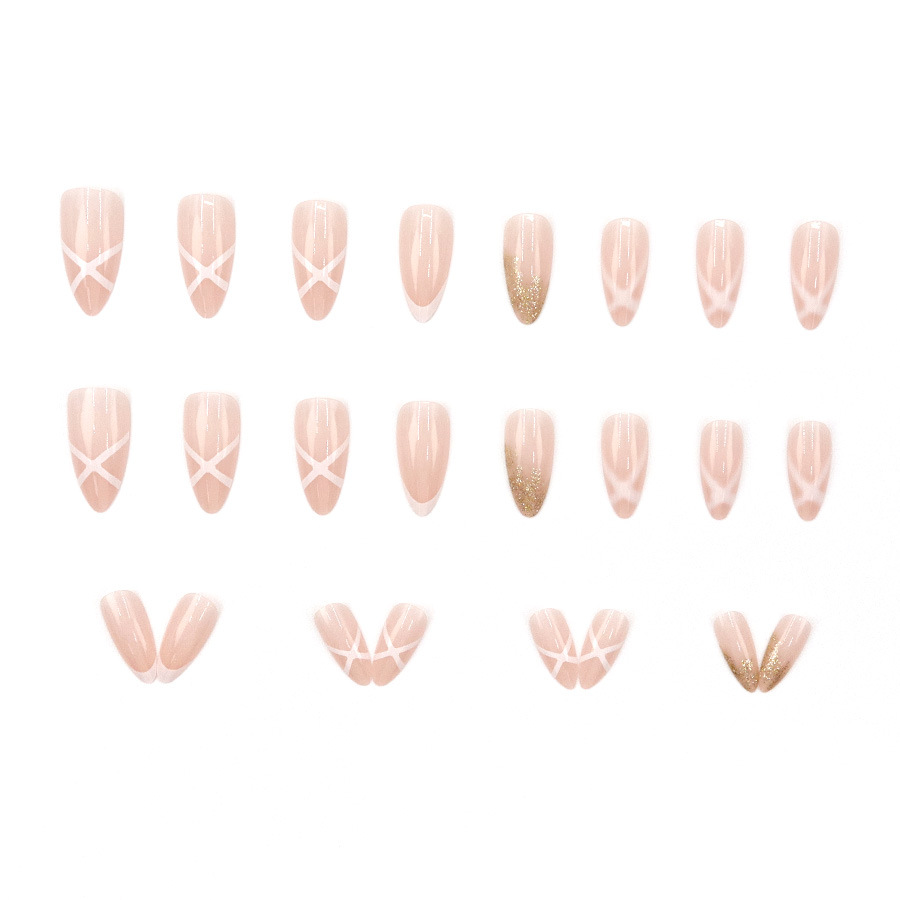 Medium fake nails for women Nu - Nail Art Press On review and price