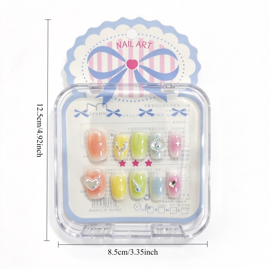 Ocean Dopamine Press-On Nails, - Nail Art Ombre review and price