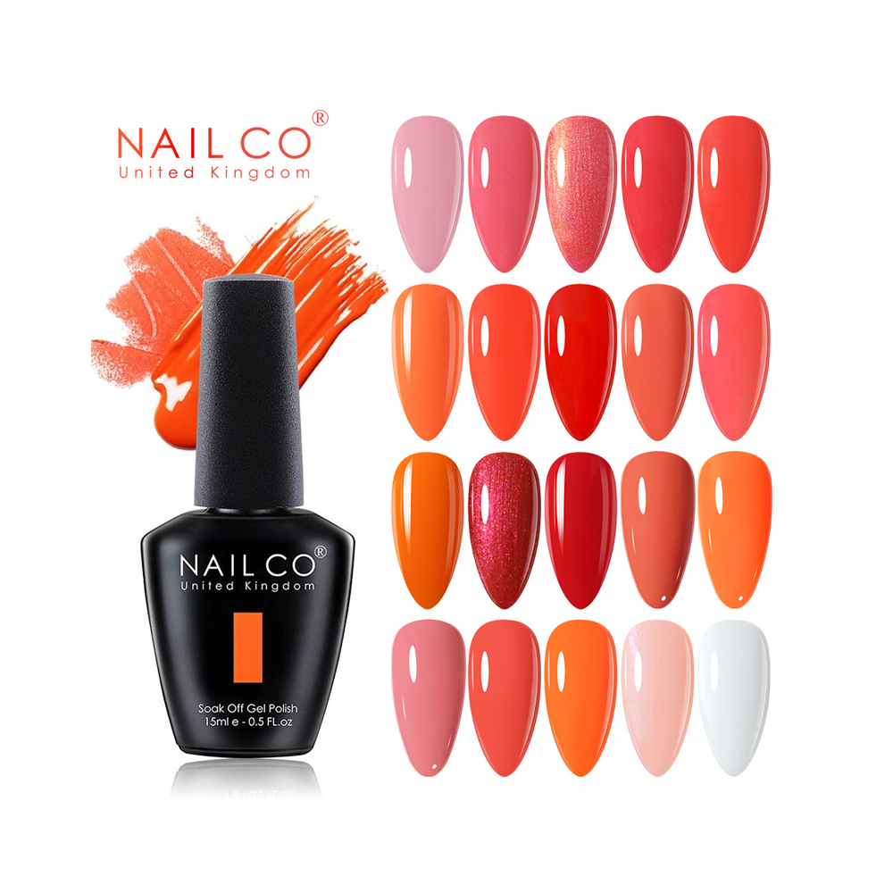 NAILCO 15ml Orange Red Pink Co - Nail Art Orange review and price