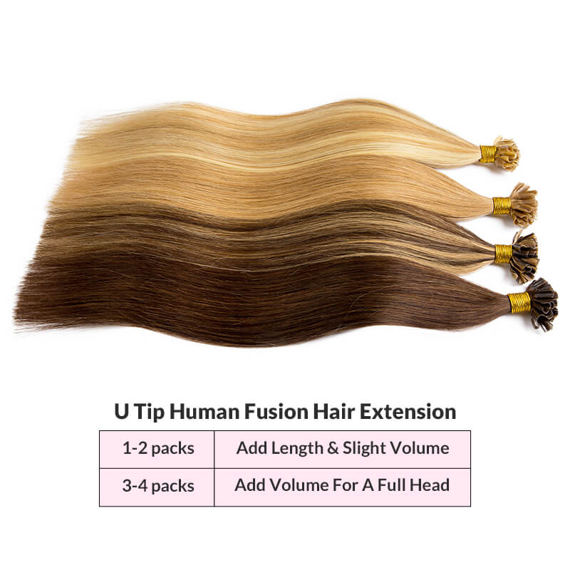 Woman Hair Extensions Keratin  - Nail Art Ombre review and price