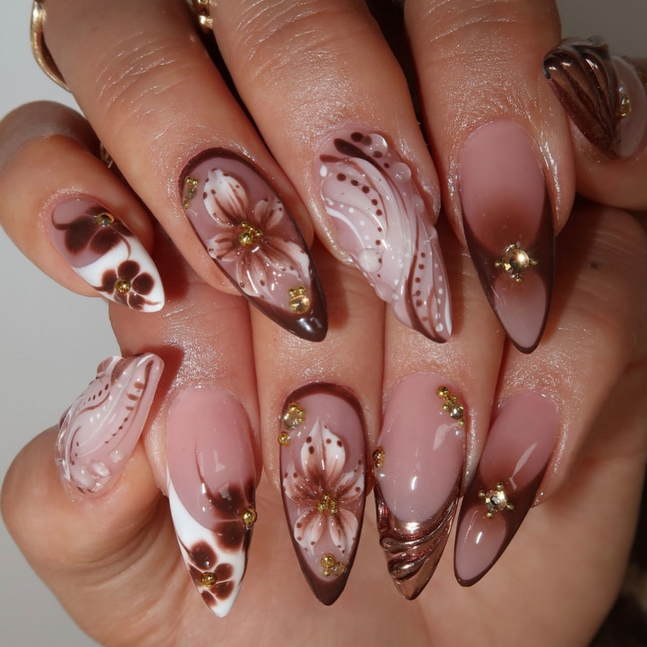 Medium fake nails for women gr - Nail Art Press On review and price