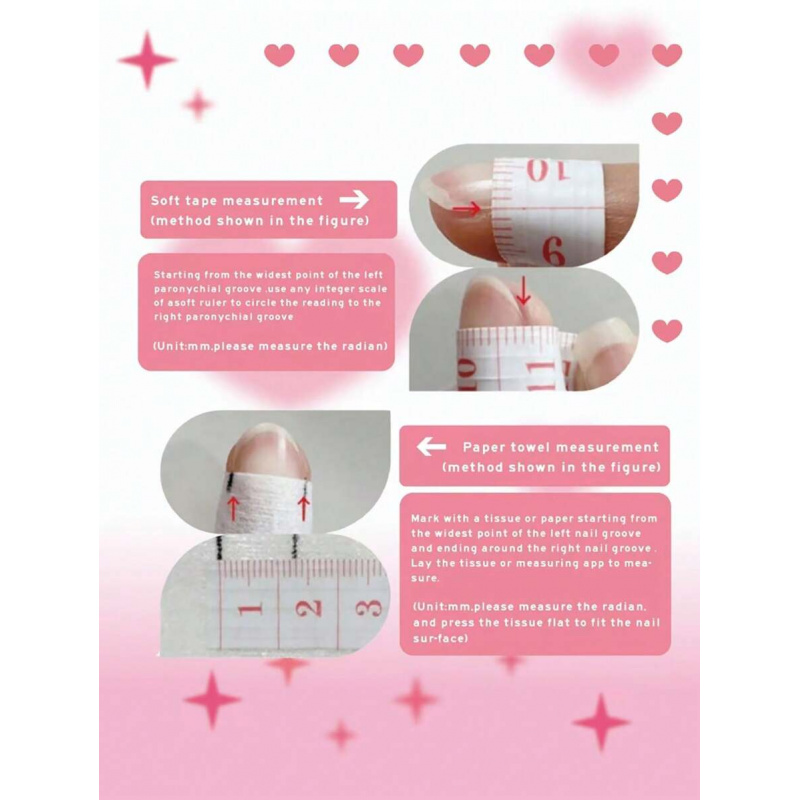 10pcs handmade pink press on n - Nail Art Pink review and price